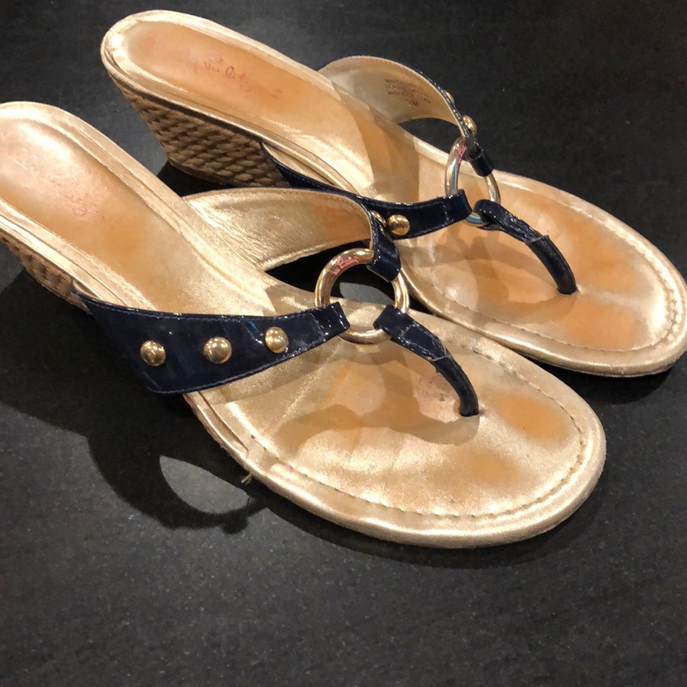 Lily Pulitzer wedge sandals